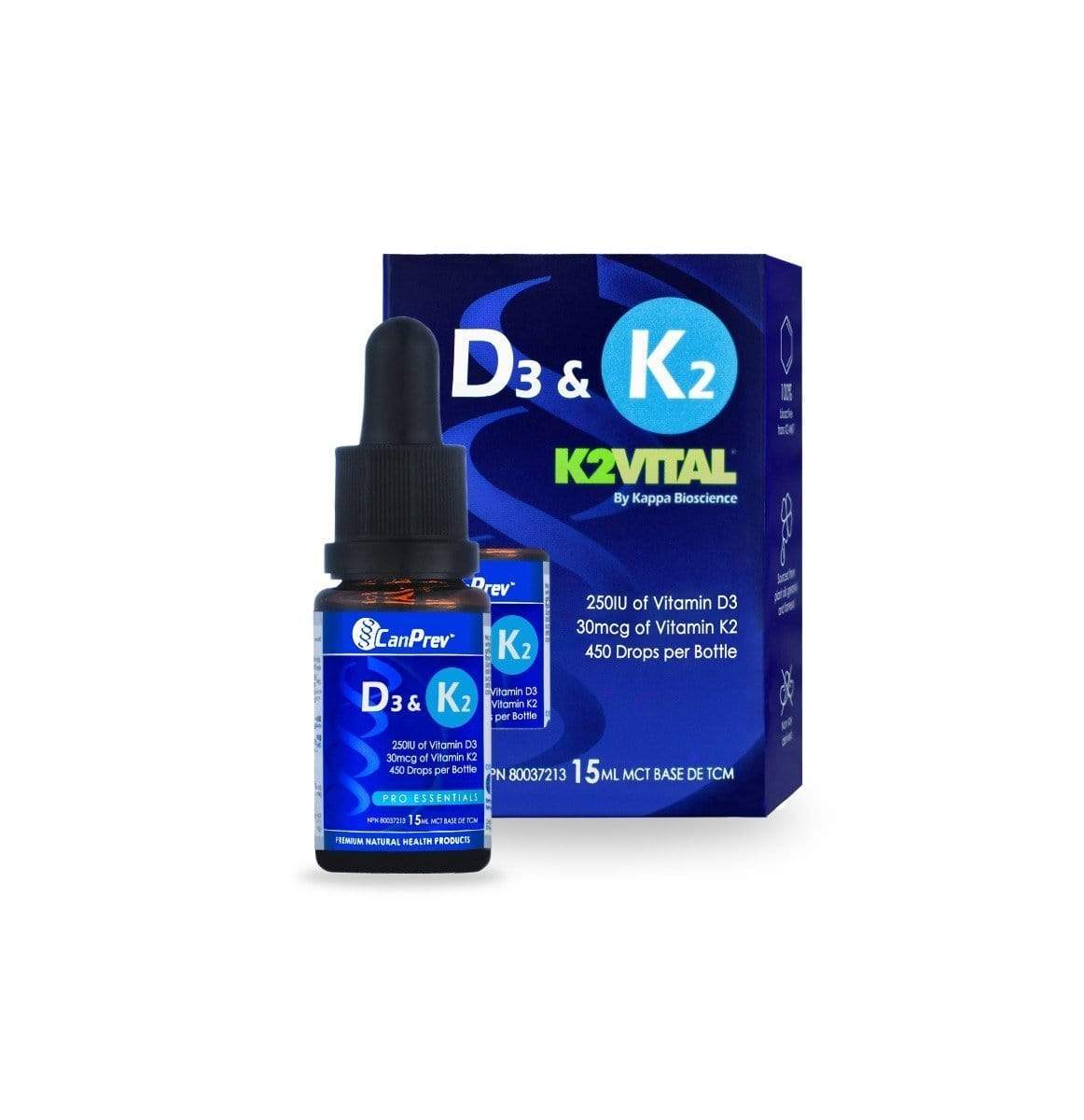 CanPrev D3 & K2 Vital 15mL