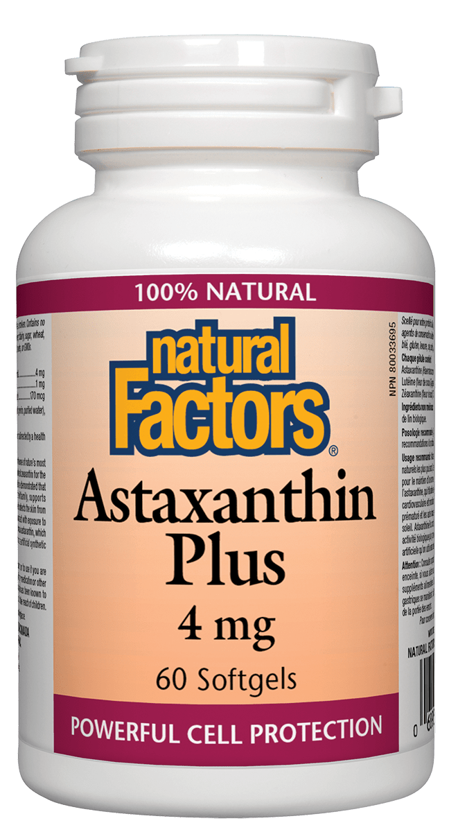 Natural Factors Astaxanthin Plus 4mg