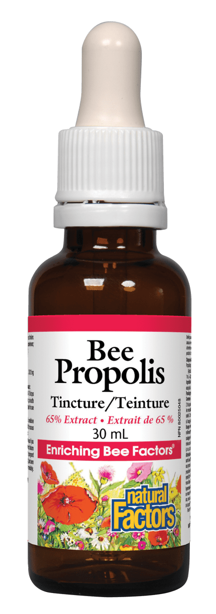 Natural Factors Bee Propolis Tincture 65% Extract 30 ml