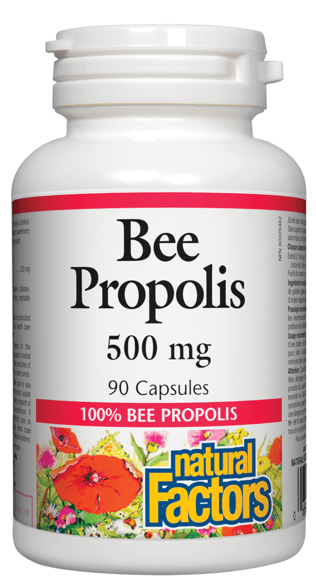 Natural Factors Bee Propolis 500 mg 90 Capsules