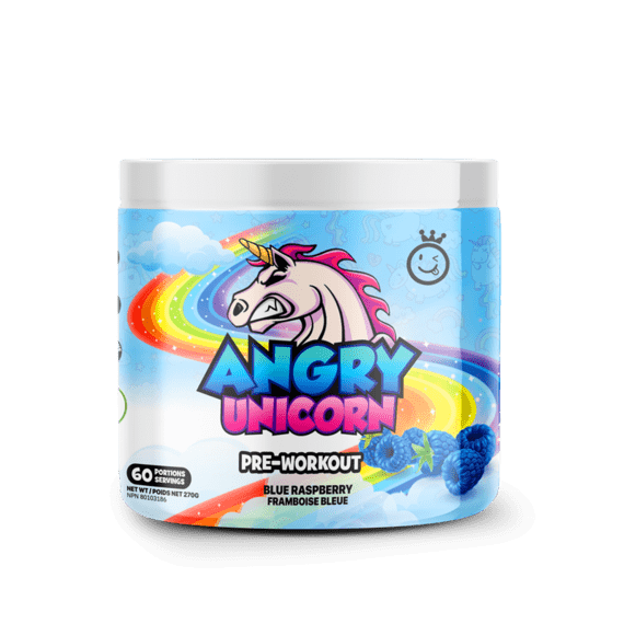 Yummy Sports Angry Unicorn Pre-workout Blue Raspberry