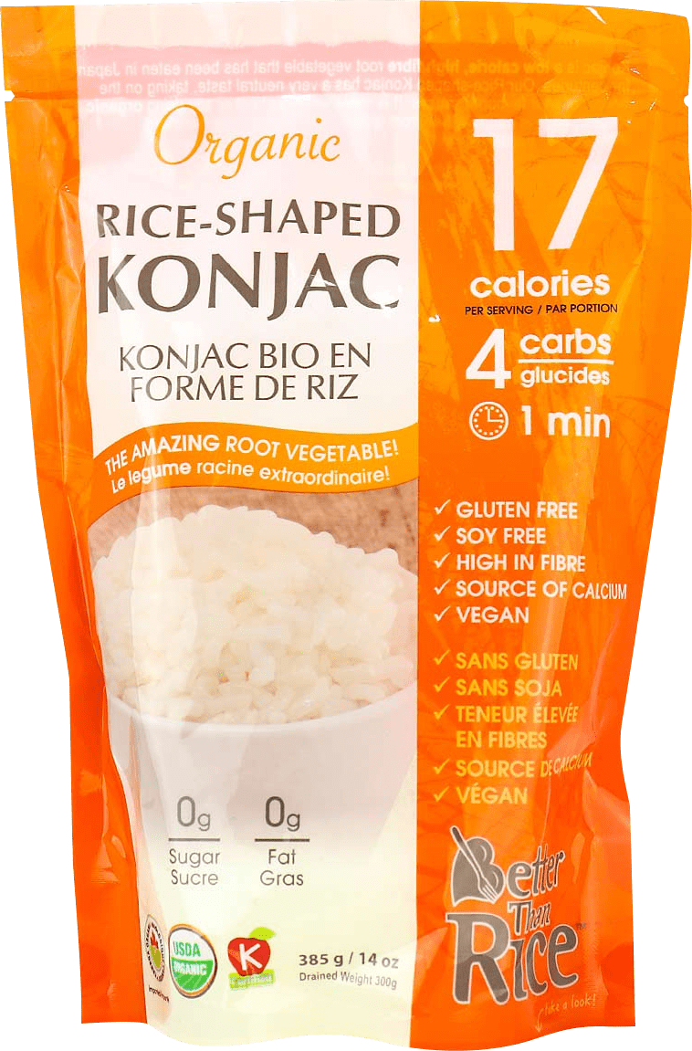 Better Than Rice, Organic Konjac Rice, 385g