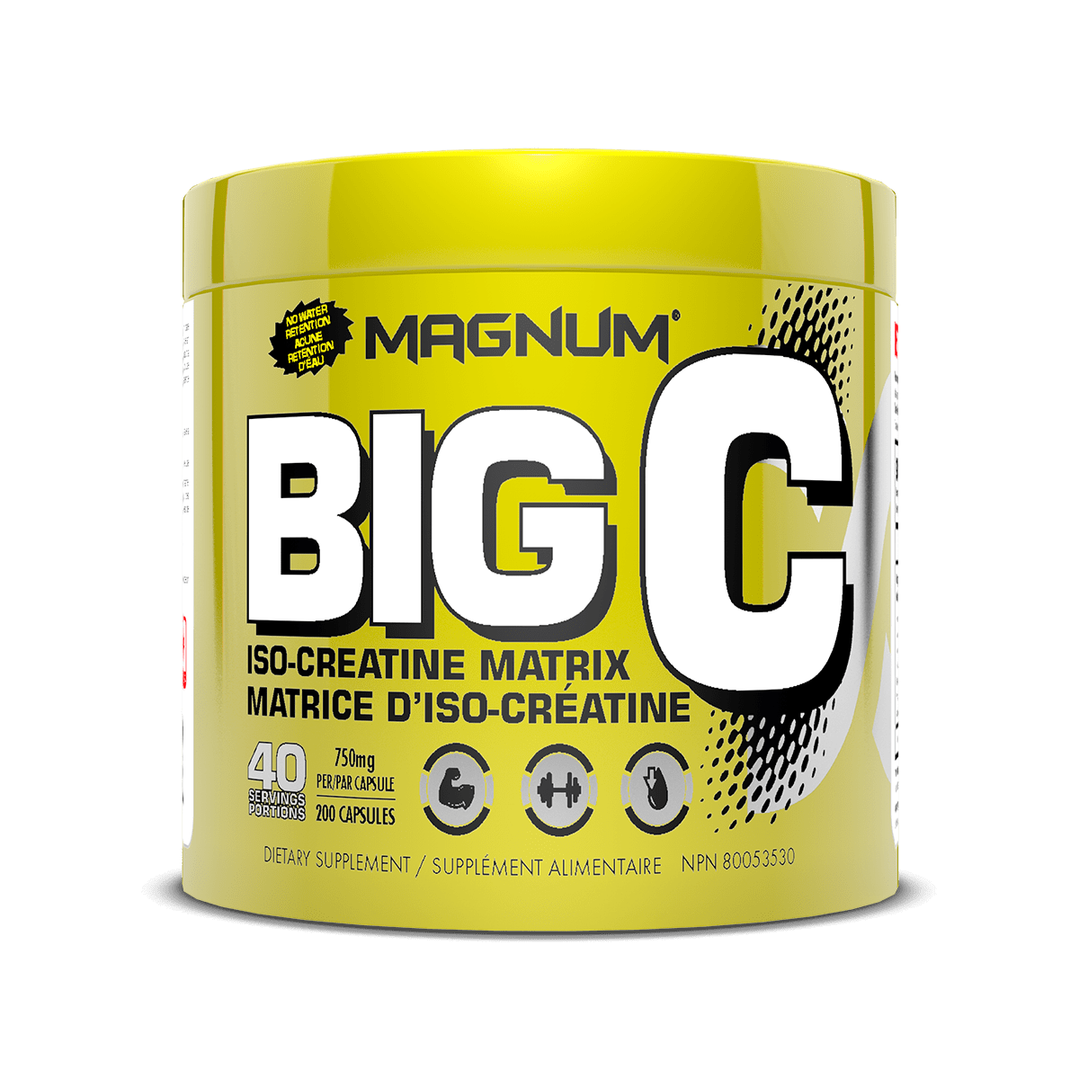 Magnum Nutraceuticals, Big C Iso-Creatine Matrix, 200 Capsules