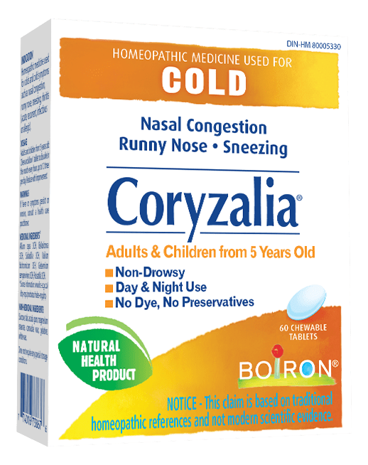 Boiron Coryzalia - Cold 60 Tabs