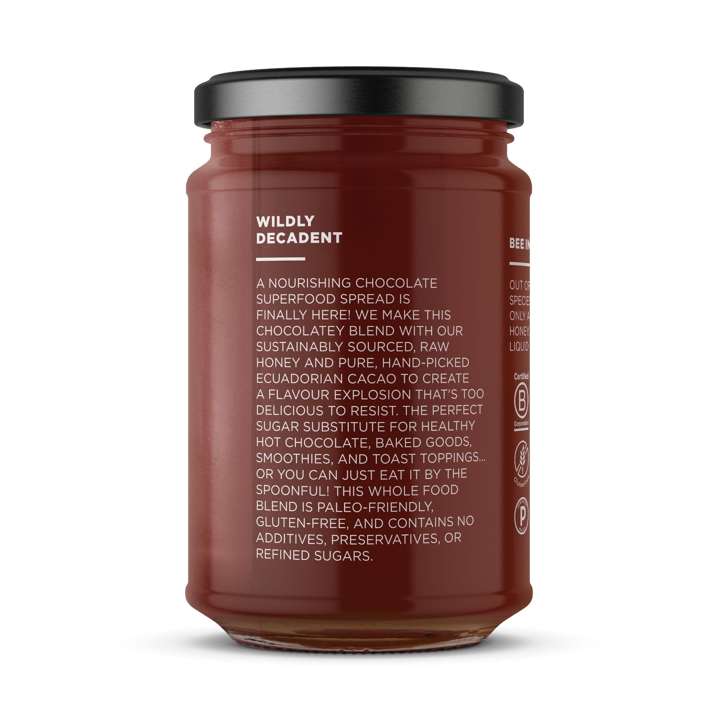 Beekeeper's Naturals, Superfood Honey with Cacao, 500g