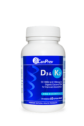 CanPrev D3 & K2 60 Softgels