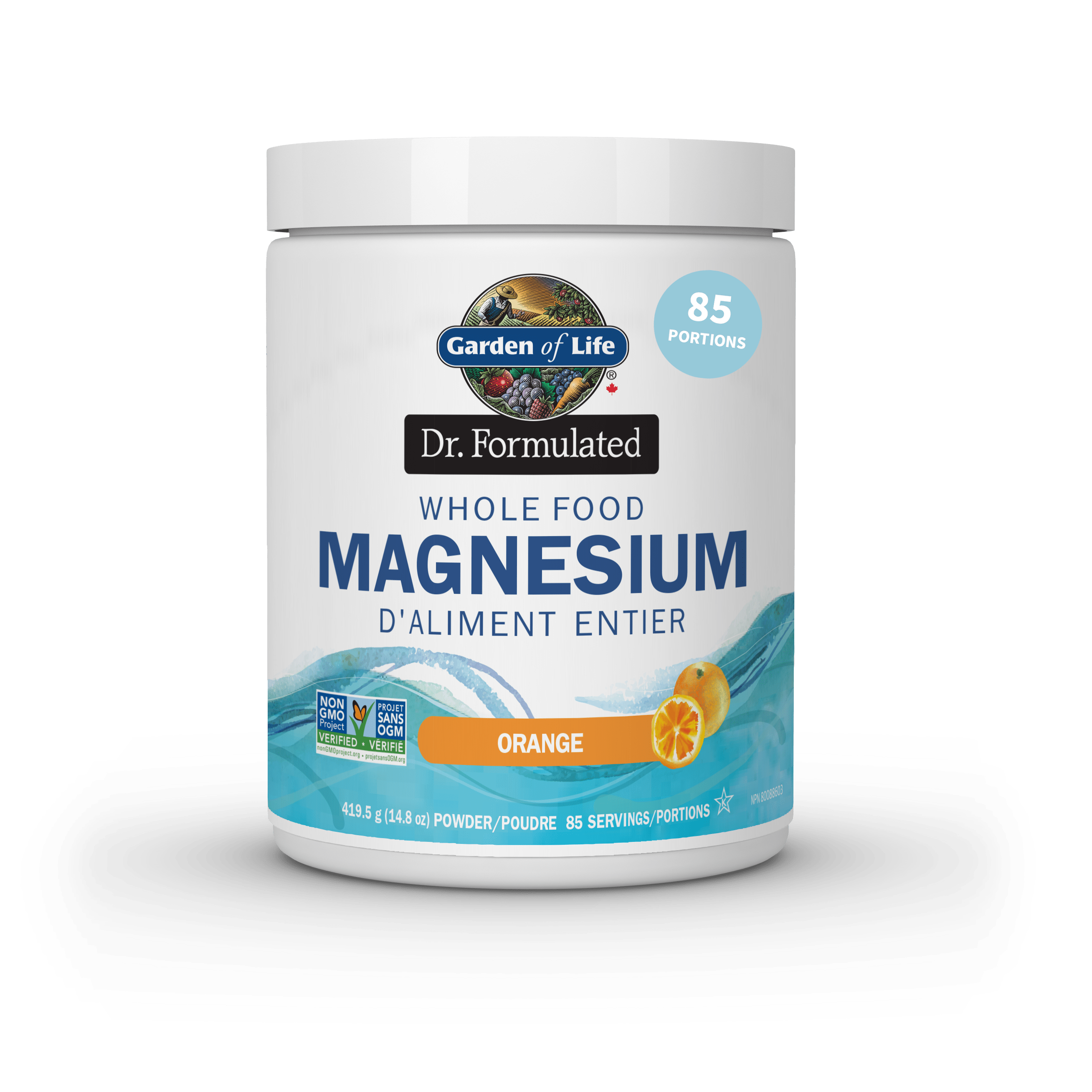Garden of Life Dr. Formulated Whole Food Magnesium Orange 85 Servings