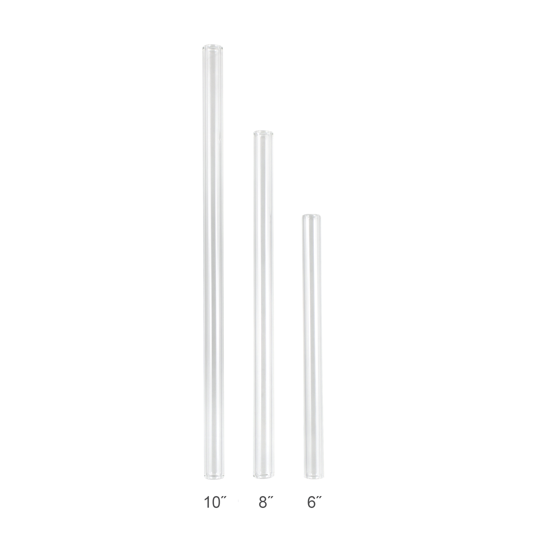 Enviro Glass Straw 12 mm x 8" Straight