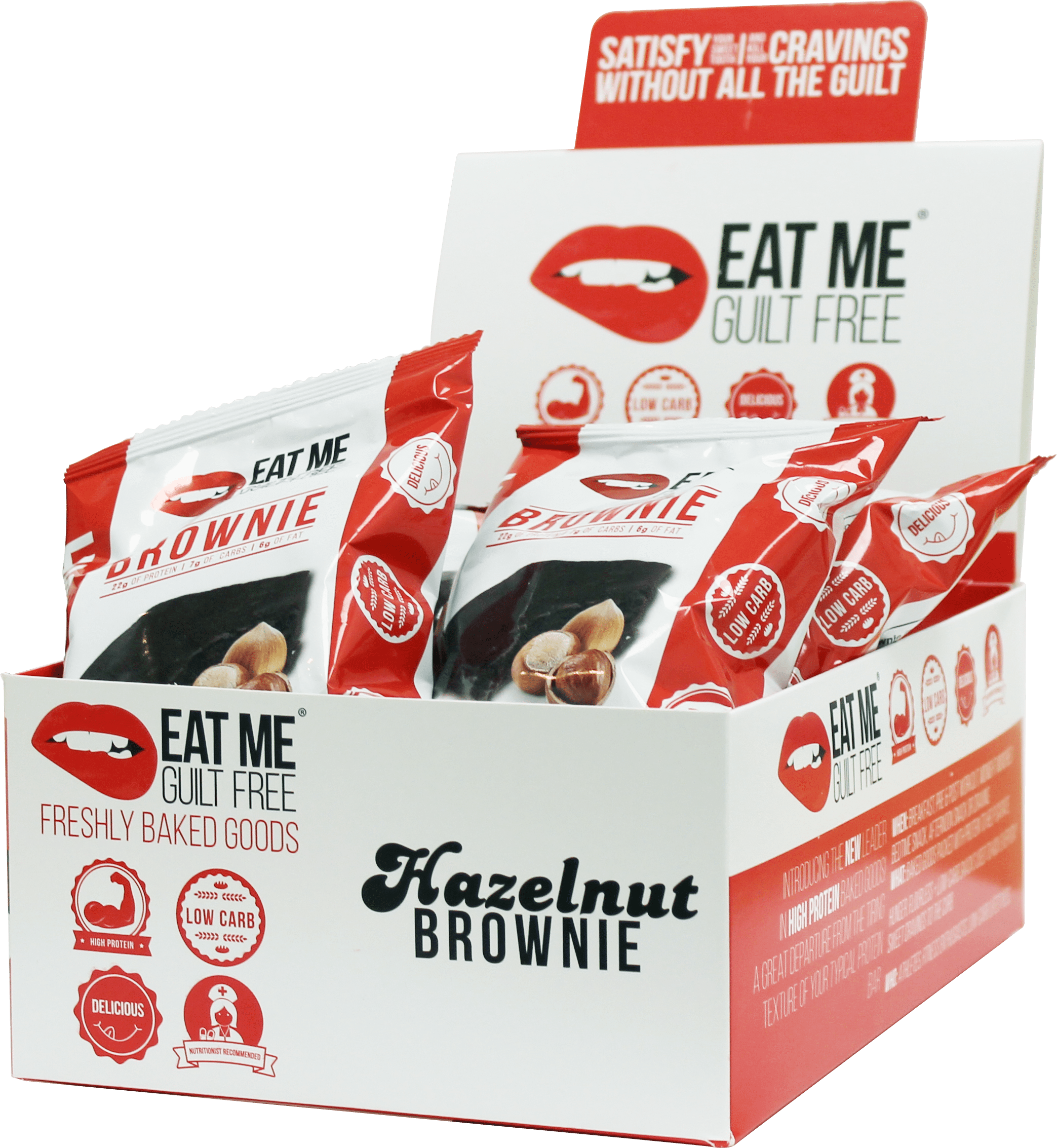 Eat Me Guilt Free - Hazelnut Brownie