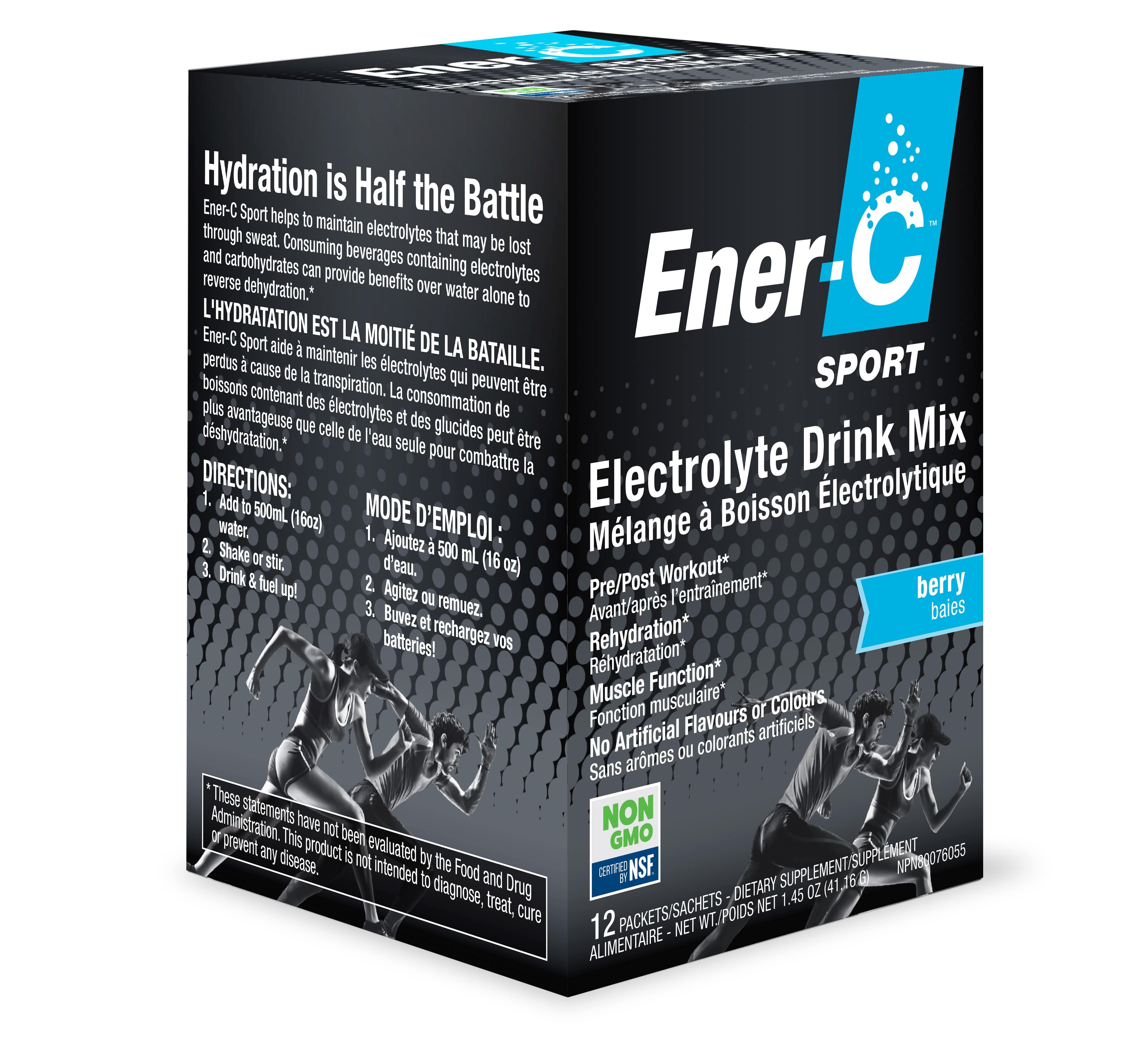 Ener-C Sport Electrolyte Drink Mix Mixed Berry