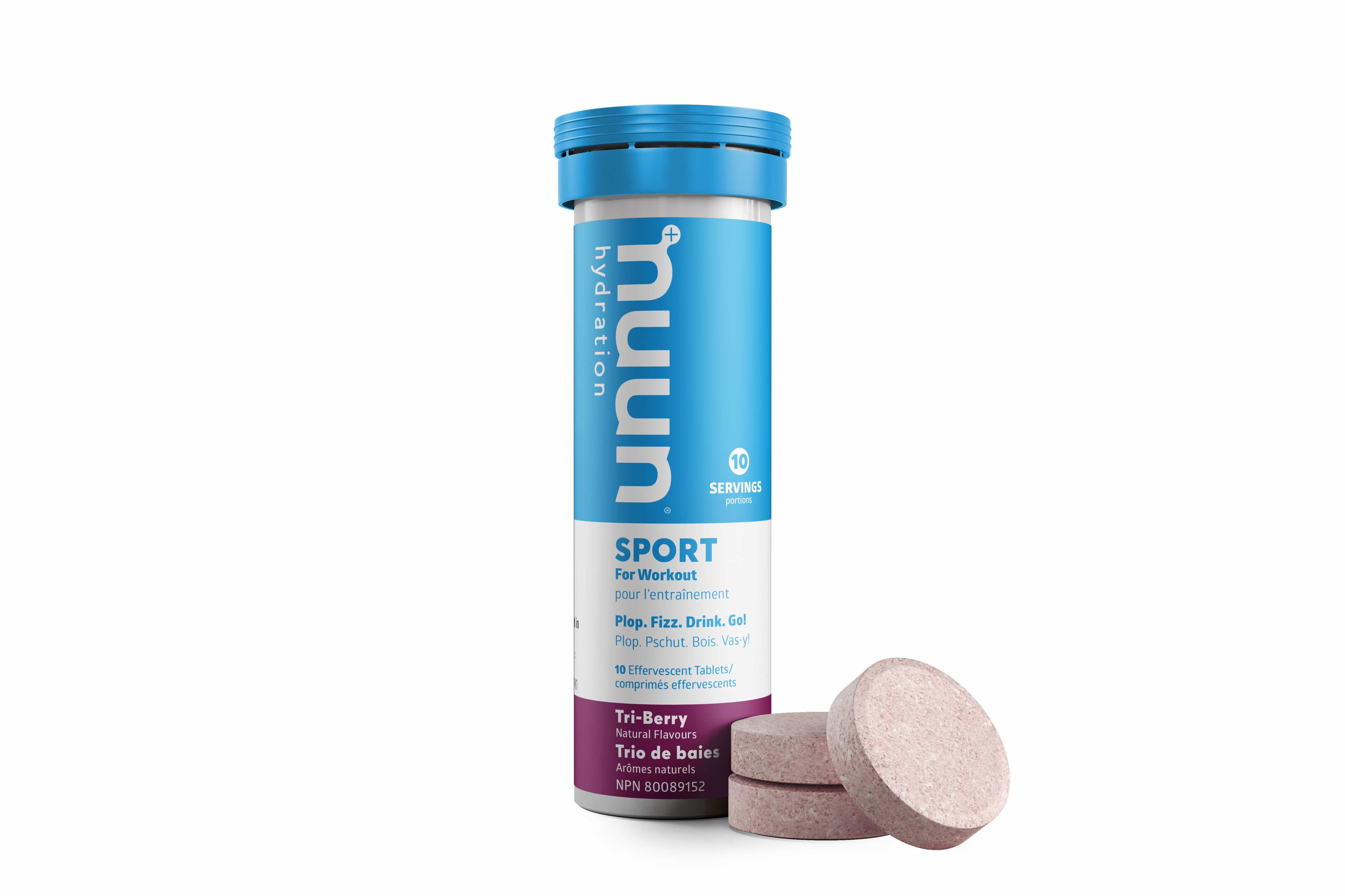 Nuun SPORT Tri-Berry | Single Tube x 10 Tablets