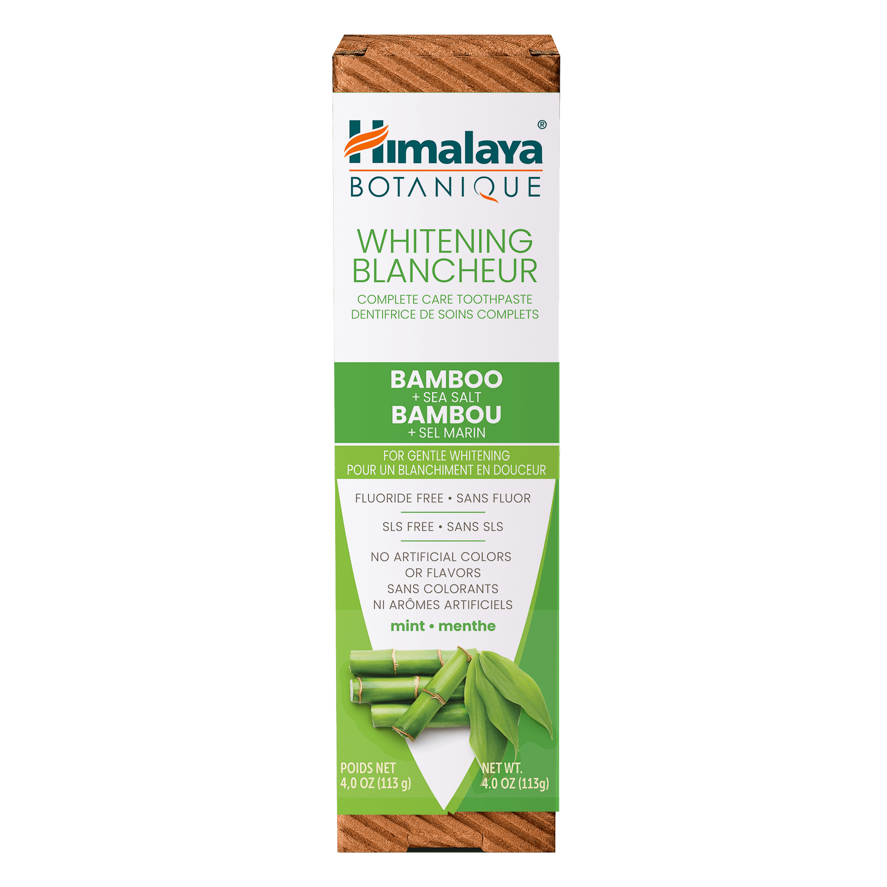 Himalaya Bamboo + Sea Salt Whitening Antiplaque Toothpaste - Mint (113 g)