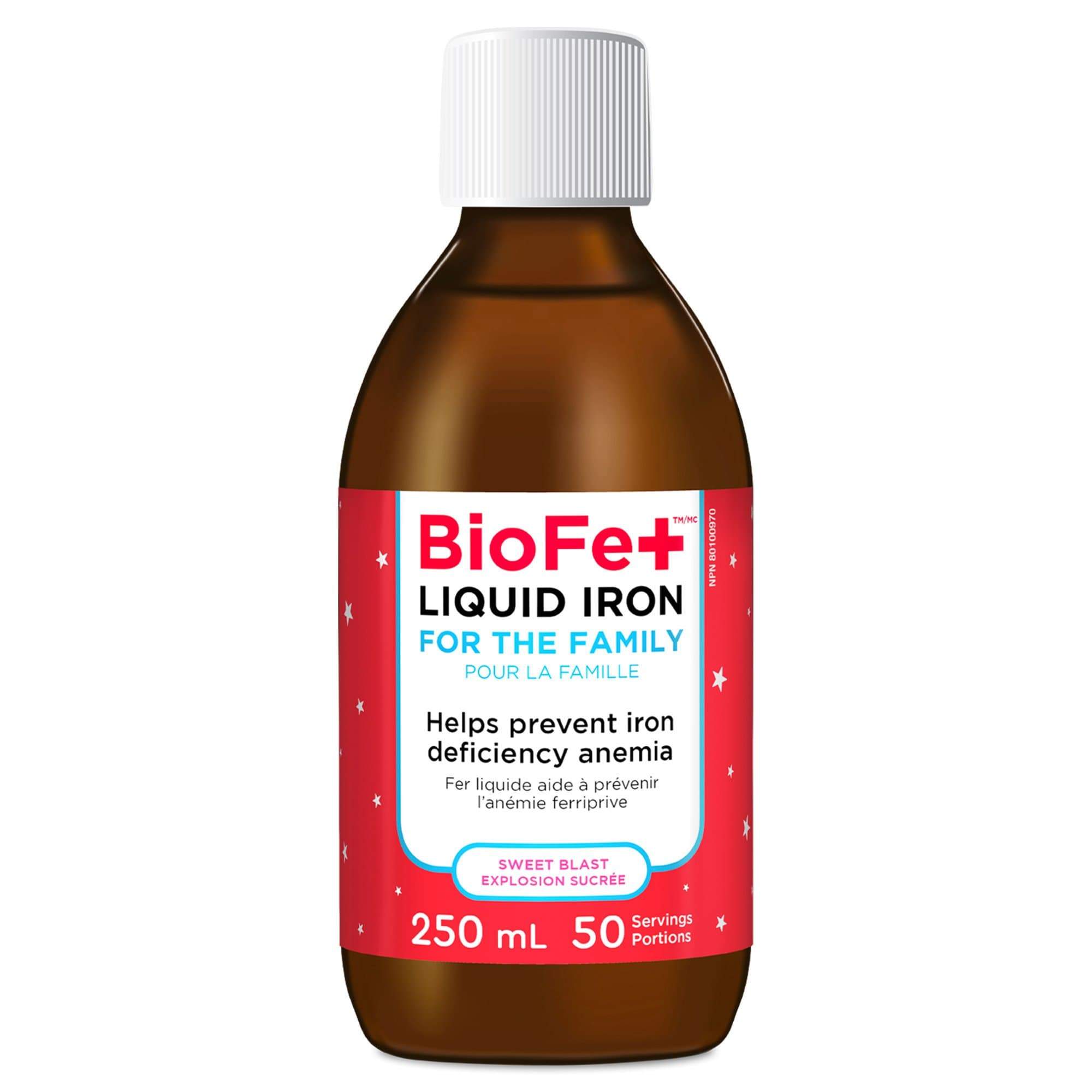 KidStar Nutrients, BioFe+ Iron Liquid For The Family, 250 mL