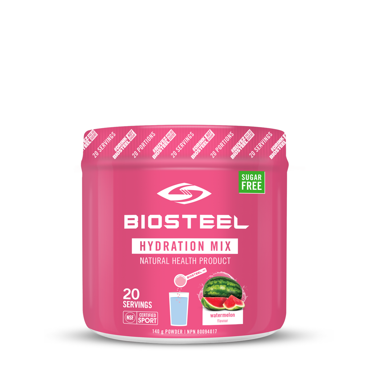BioSteel, Hydration Mix, Watermelon, 140g (20 Servings)