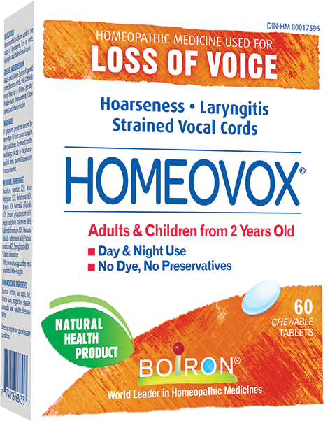 Boiron Homeovox - Voice Loss