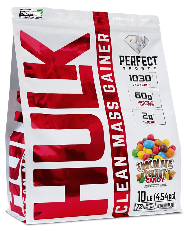 Perfect Sports HULK Mass Gainer Chocolate Peanut Candy