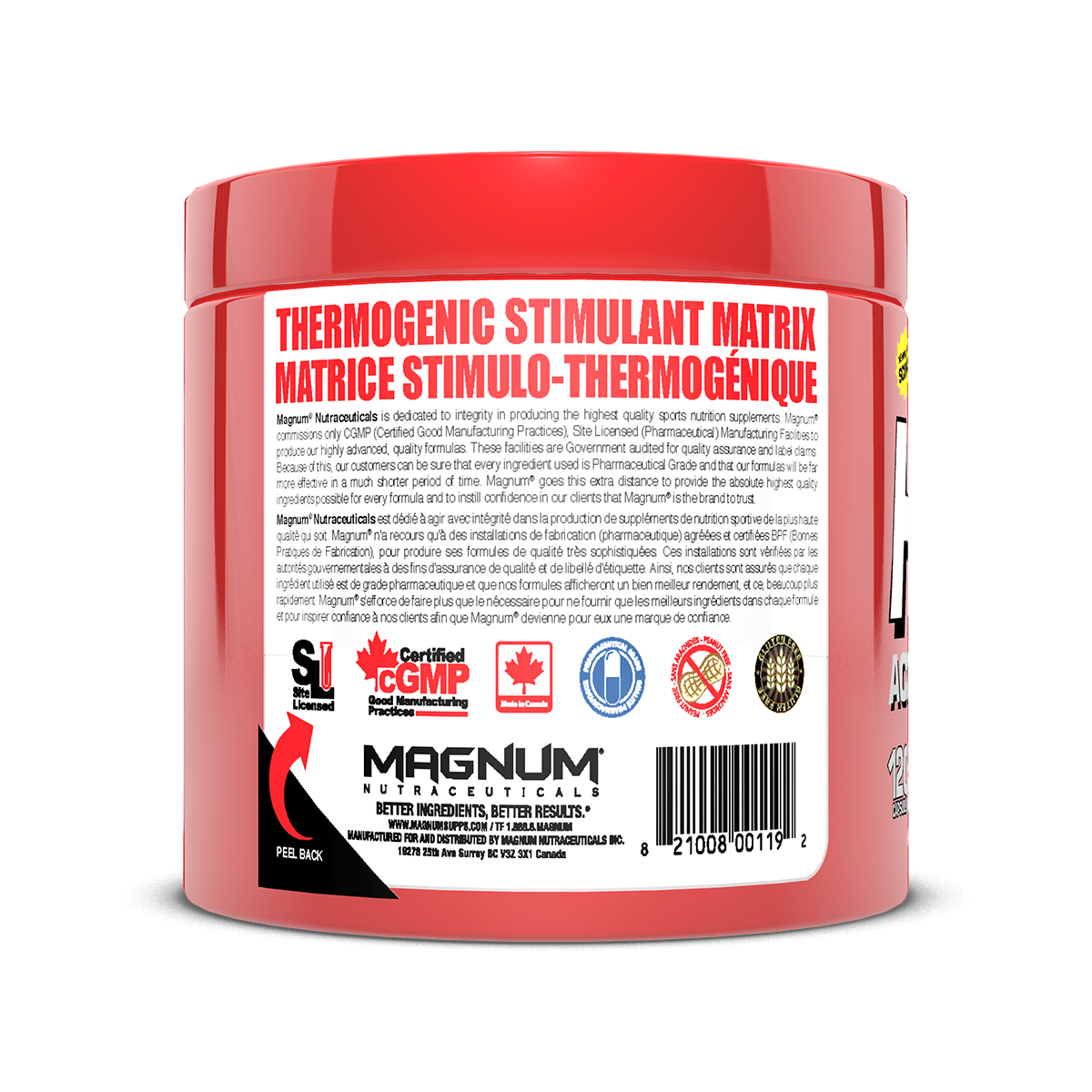 Magnum Nutraceuticals Heat Accelerated 120 Capsules