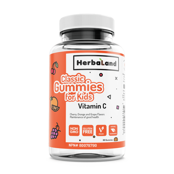 Herbaland Classic Gummies for Kids Vitamin C 60 Gummies