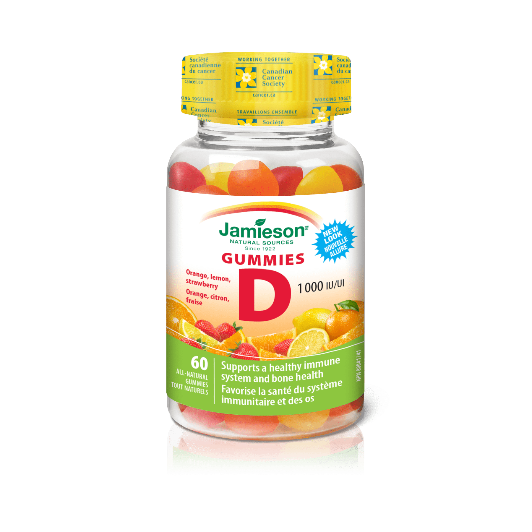 Jamieson Vitamin D3 1000 IU 60 Gummies