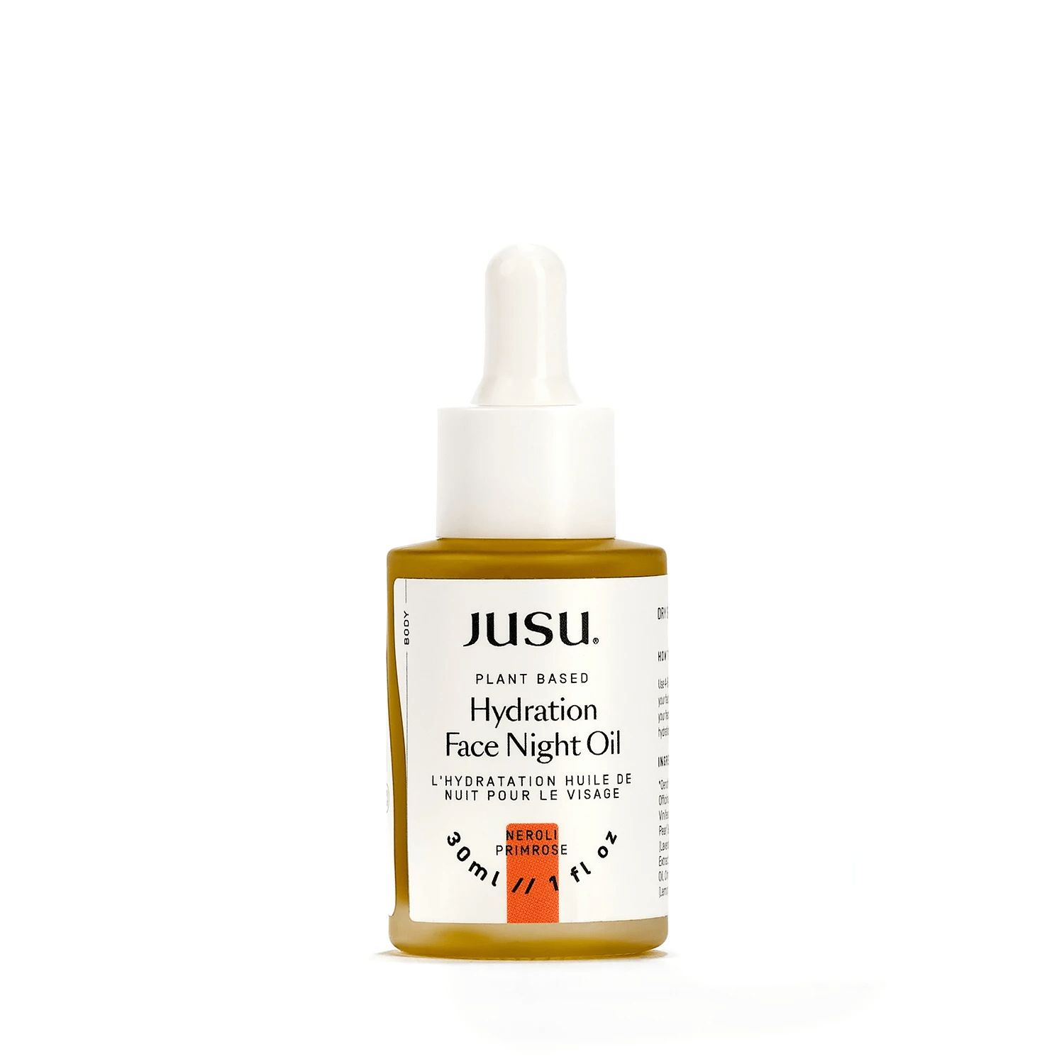 Jusu Plant Based Neroli Primrose Hydration Face Night Oil