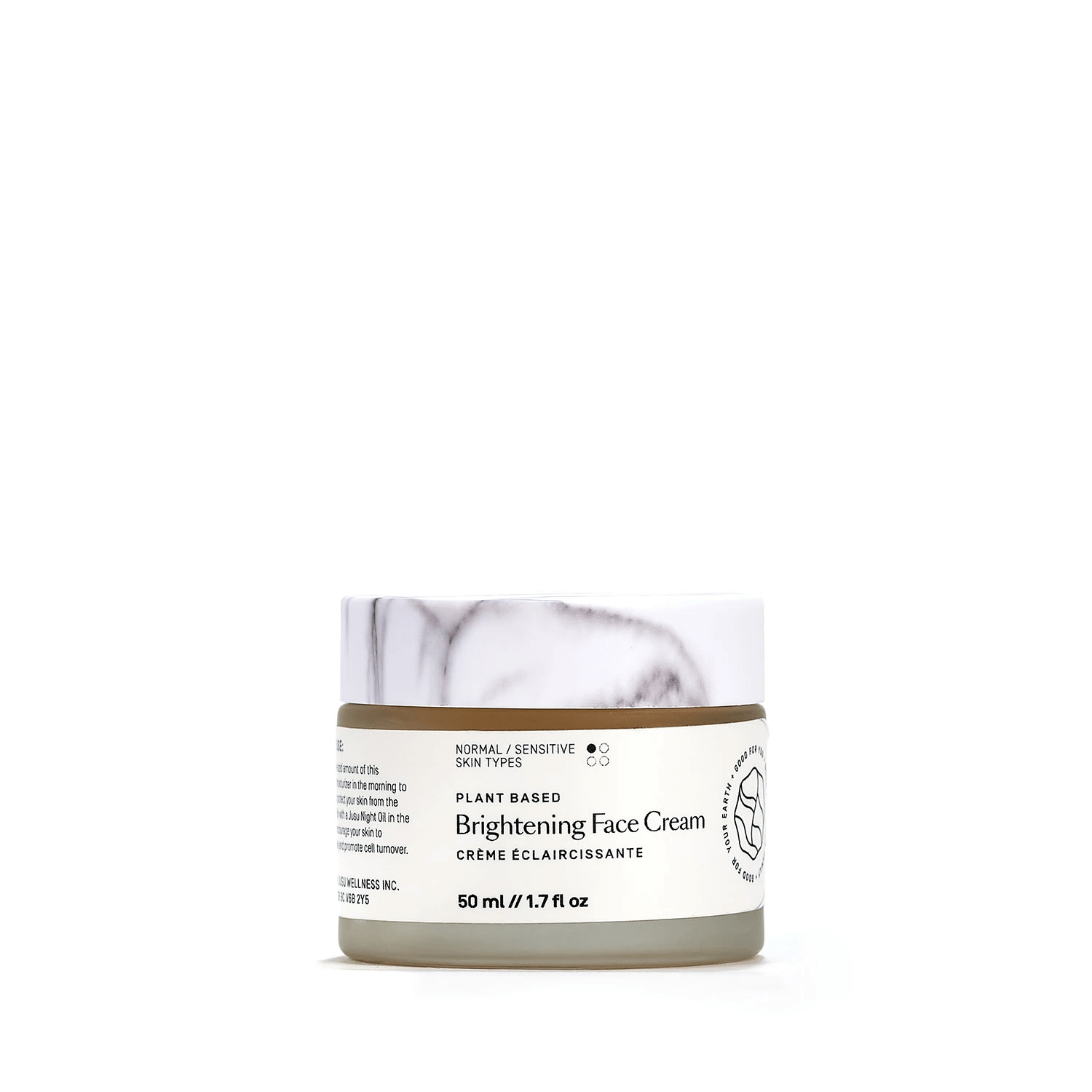Jusu Plant Based Green Tea Rose Brightening Face Cream