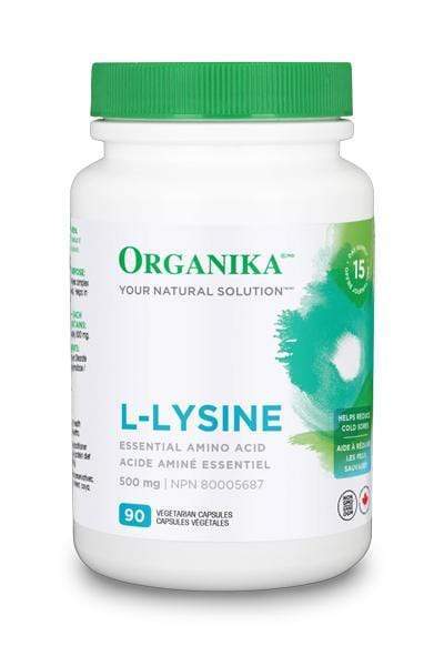 Organika L-LYSINE 500MG 90 Capsules
