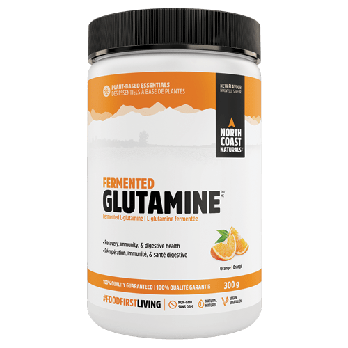 North Coast Naturals Fermented Glutamine - Orange Flavour 300 g