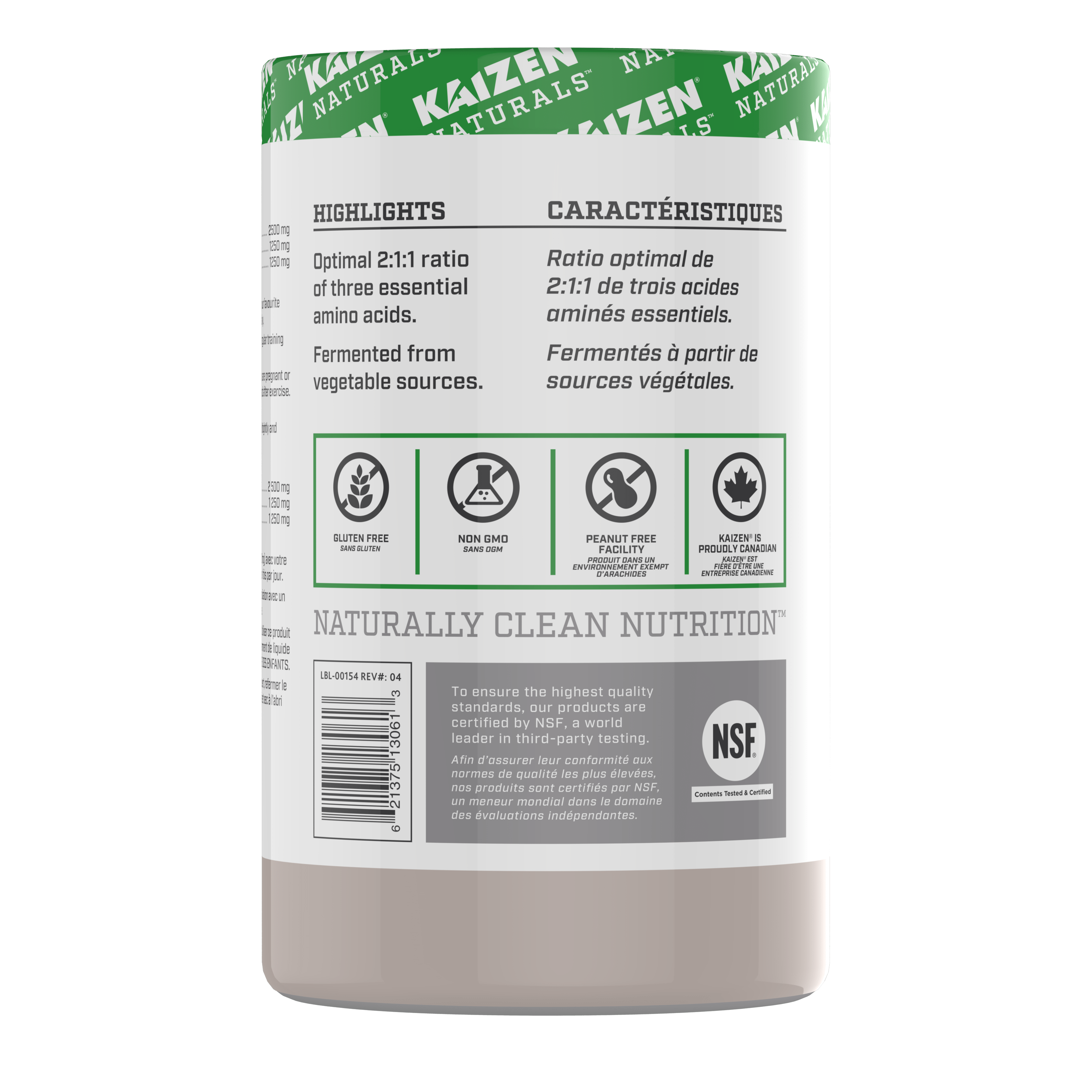 Kaizen BCAA's Unflavoured 300g