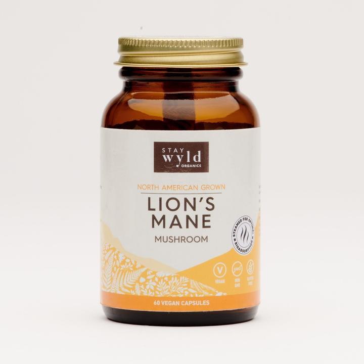 Stay Wyld Organics Lion's Mane Mushroom Vegan Capsules