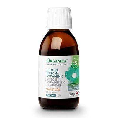 Organika Liquid Zinc & Vitamin C Orange Flavour 300mL