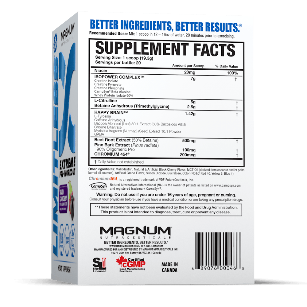 Magnum Nutraceuticals Limitless Brazen Black Cherry With A Grape Kicker 386 g