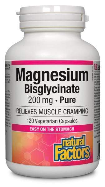 Natural Factors Magnesium Bisglycinate 200 mg Pure Capsules