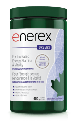Enerex, Greens, Mixed Berries, 400 g