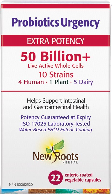 New Roots PROBIOTICS URGENCY