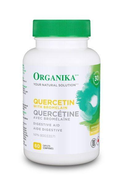 Organika QUERCETIN with BROMELAIN 400MG 60 Caplets