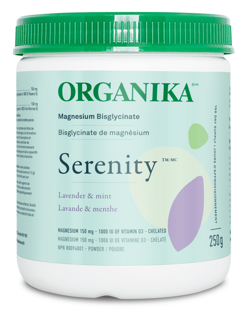 Organika Serenity - Magnesium Bisglycinate 150mg Lavender & Mint 250g