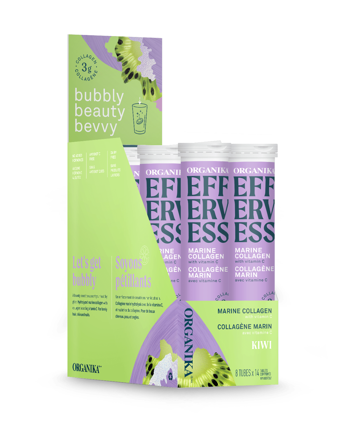 Organika Effervess Kiwi 8x14 Tablets