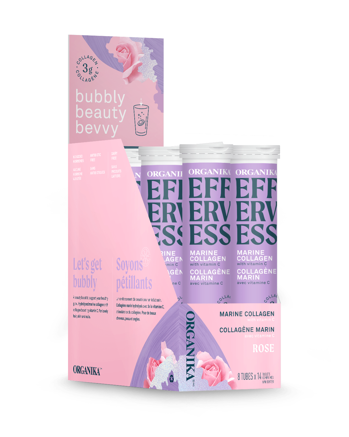 Organika Effervess Rose 8x14 Tablets