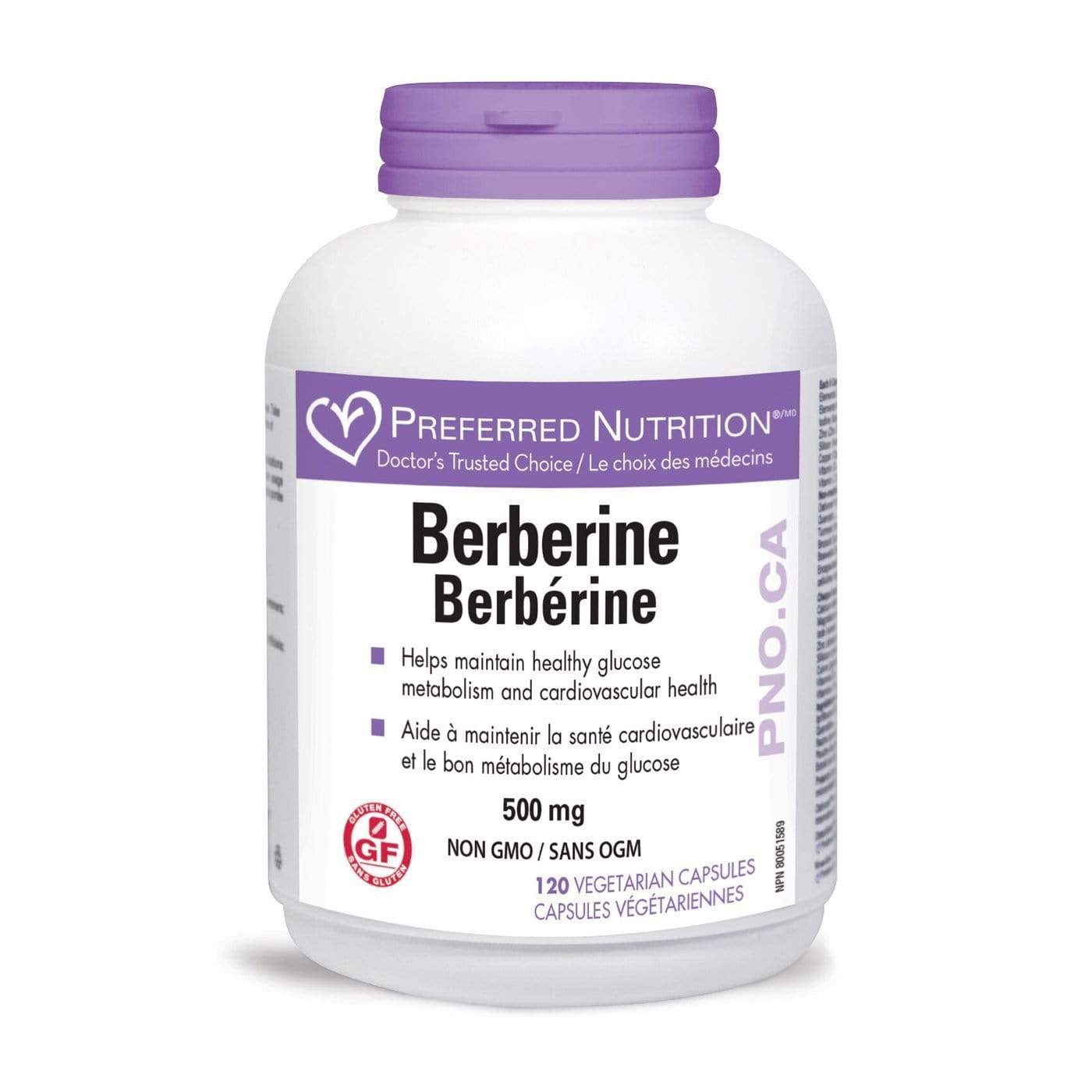 Preferred Nutrition Berberine Vegetarian Capsules