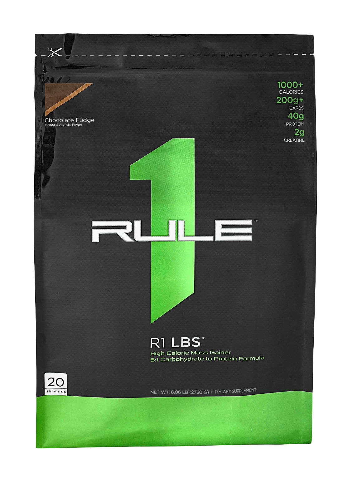 Rule One LBS Mass Gainer Chocolate Fudge