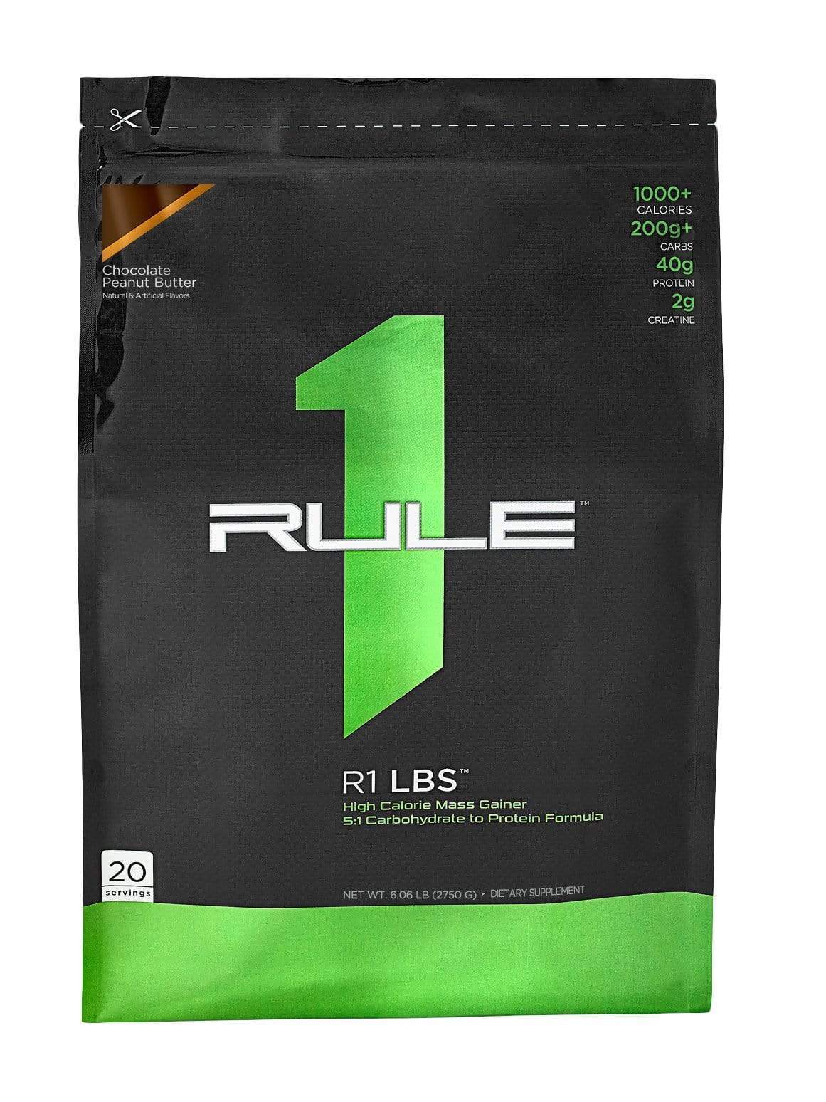 Rule One LBS Mass Gainer Chocolate Peanut Butter
