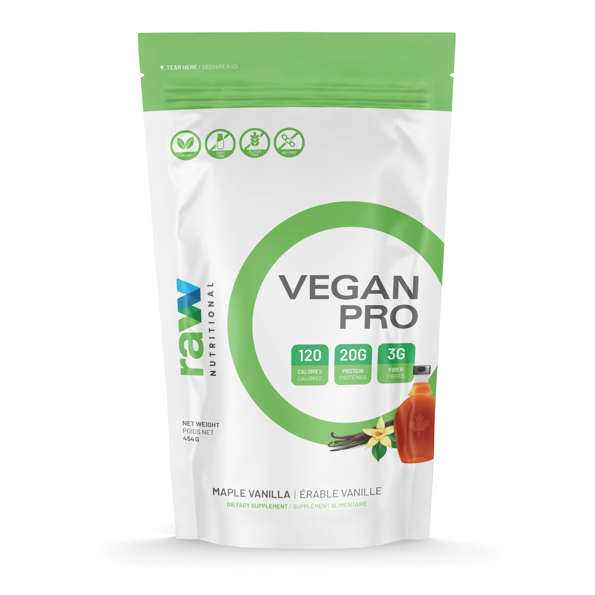 Raw Nutritional Vegan Pro Maple Vanilla