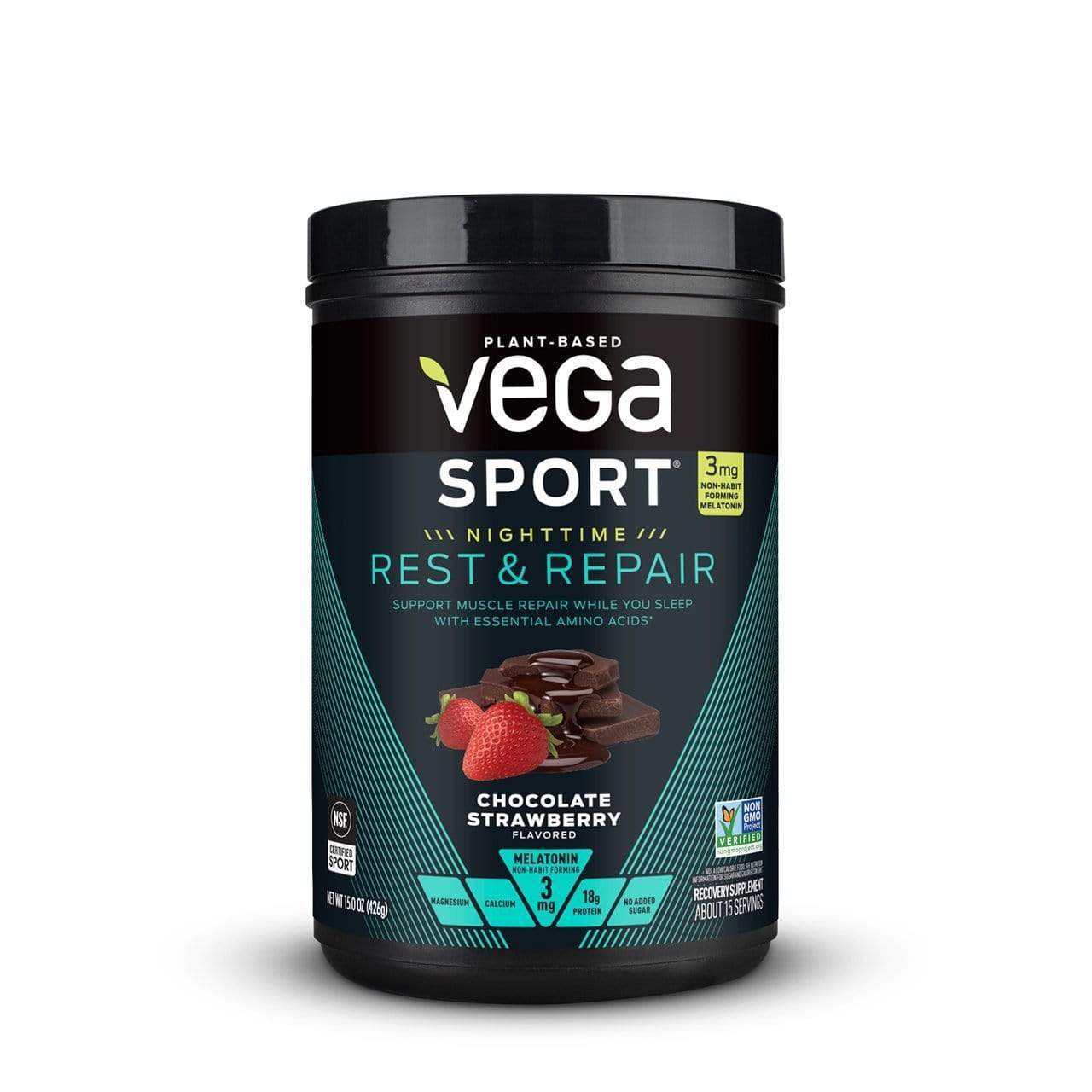 Vega Sport Rest & Repair Chocolate Strawberry 426 g