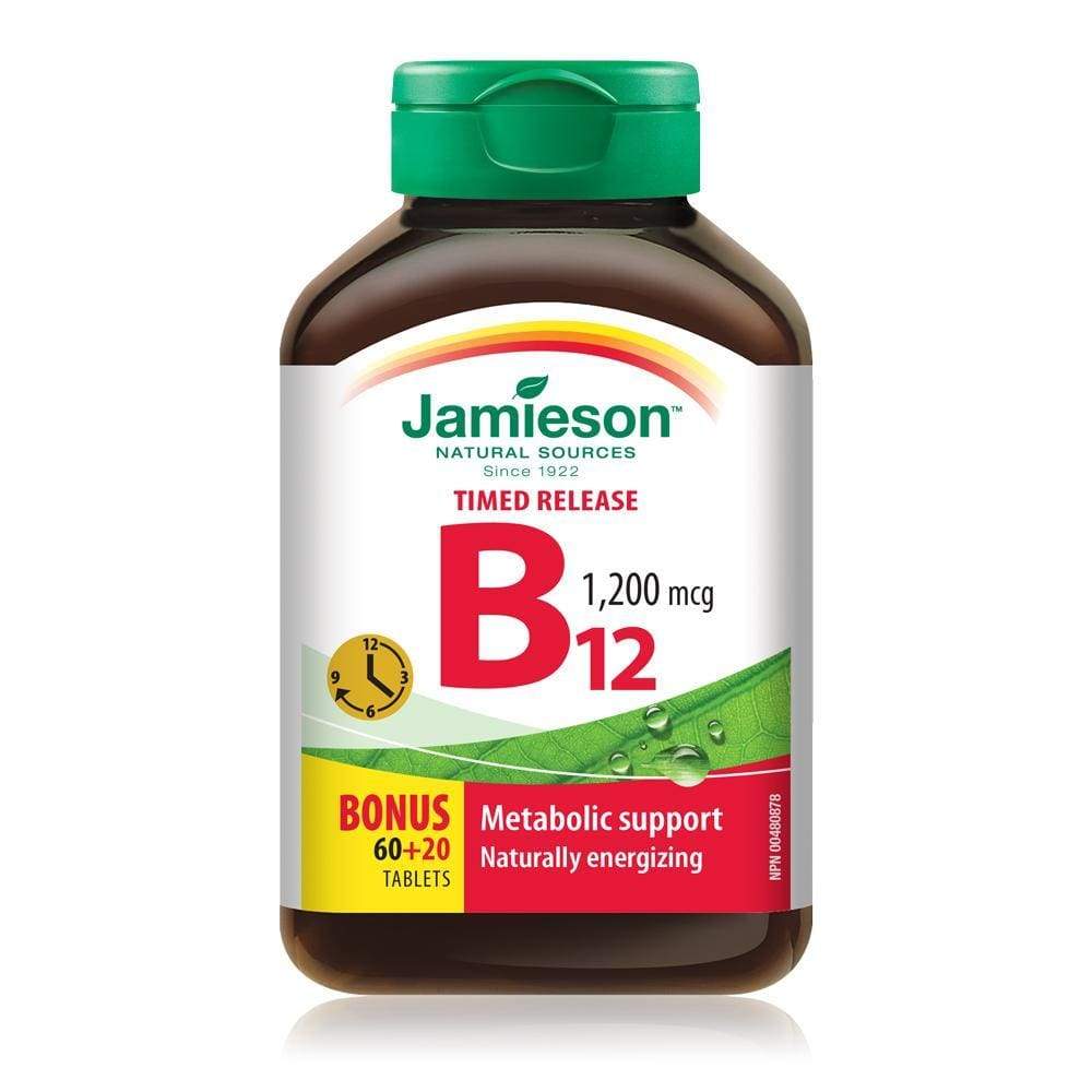 Jamieson B12 1200 mcg 80 Tablets