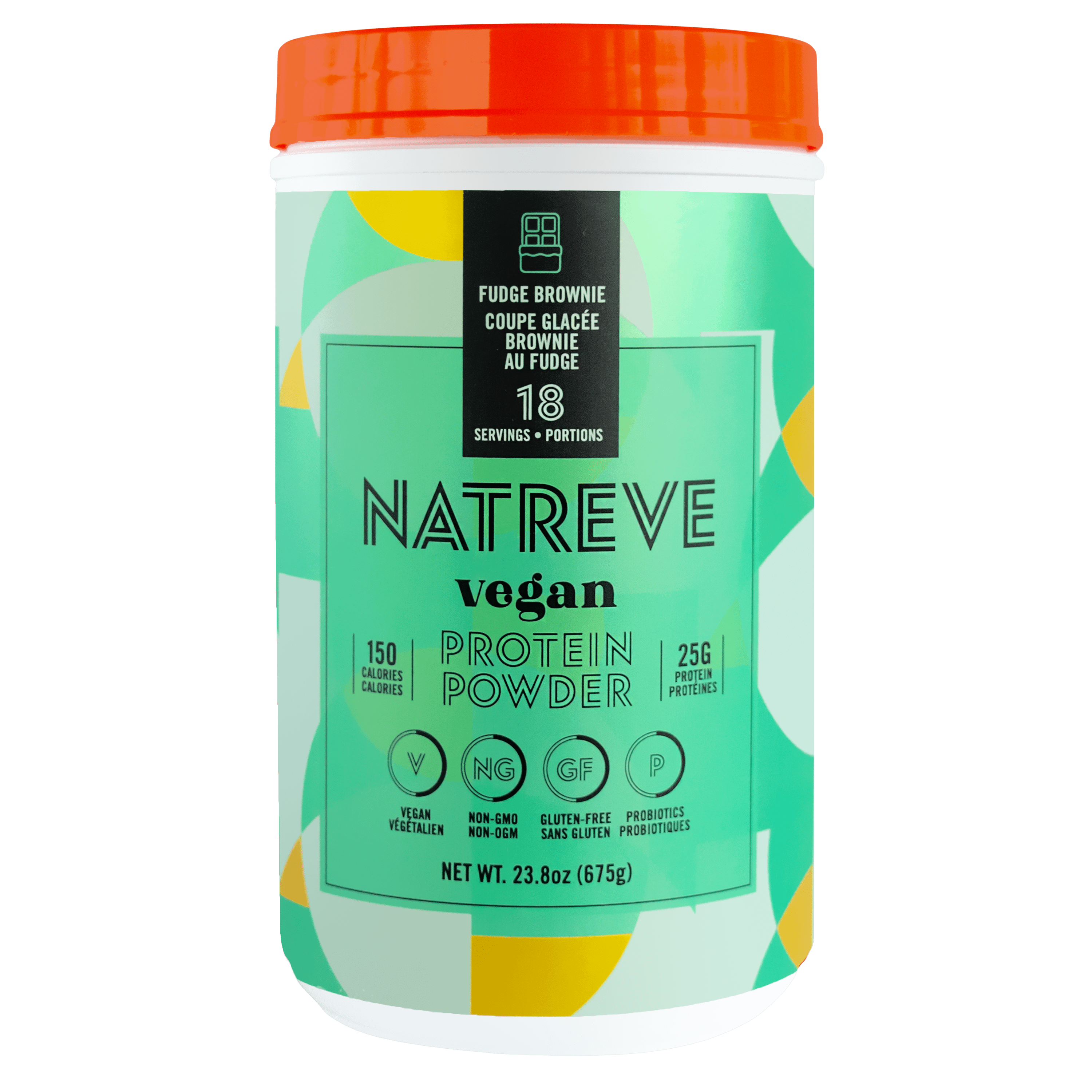 Natreve Vegan Protein Fudge Brownie Sundae 675 g