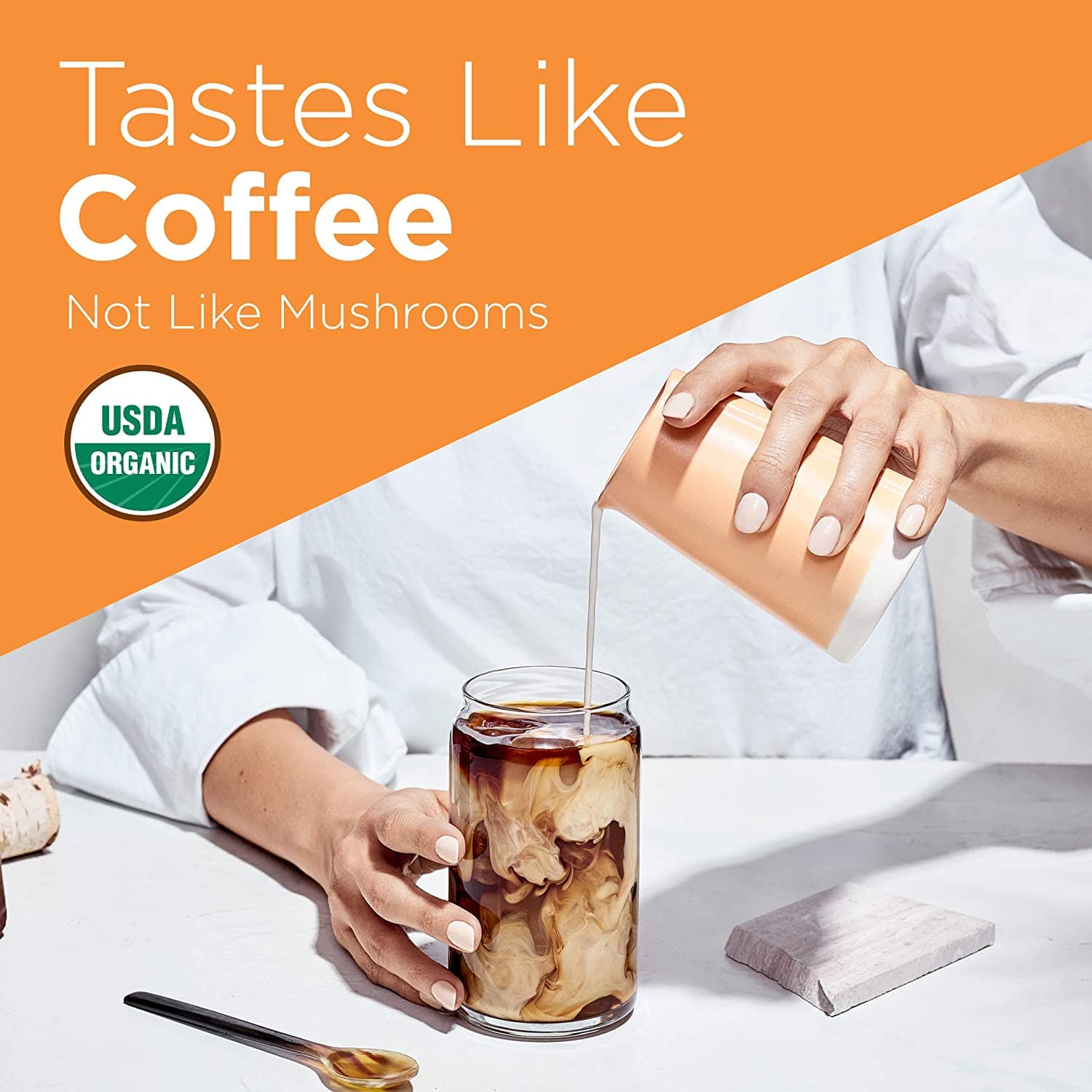 Four Sigmatic Mushroom Coffee Mix with Lion's Mane & Chaga 10 x 2.5 g Packet