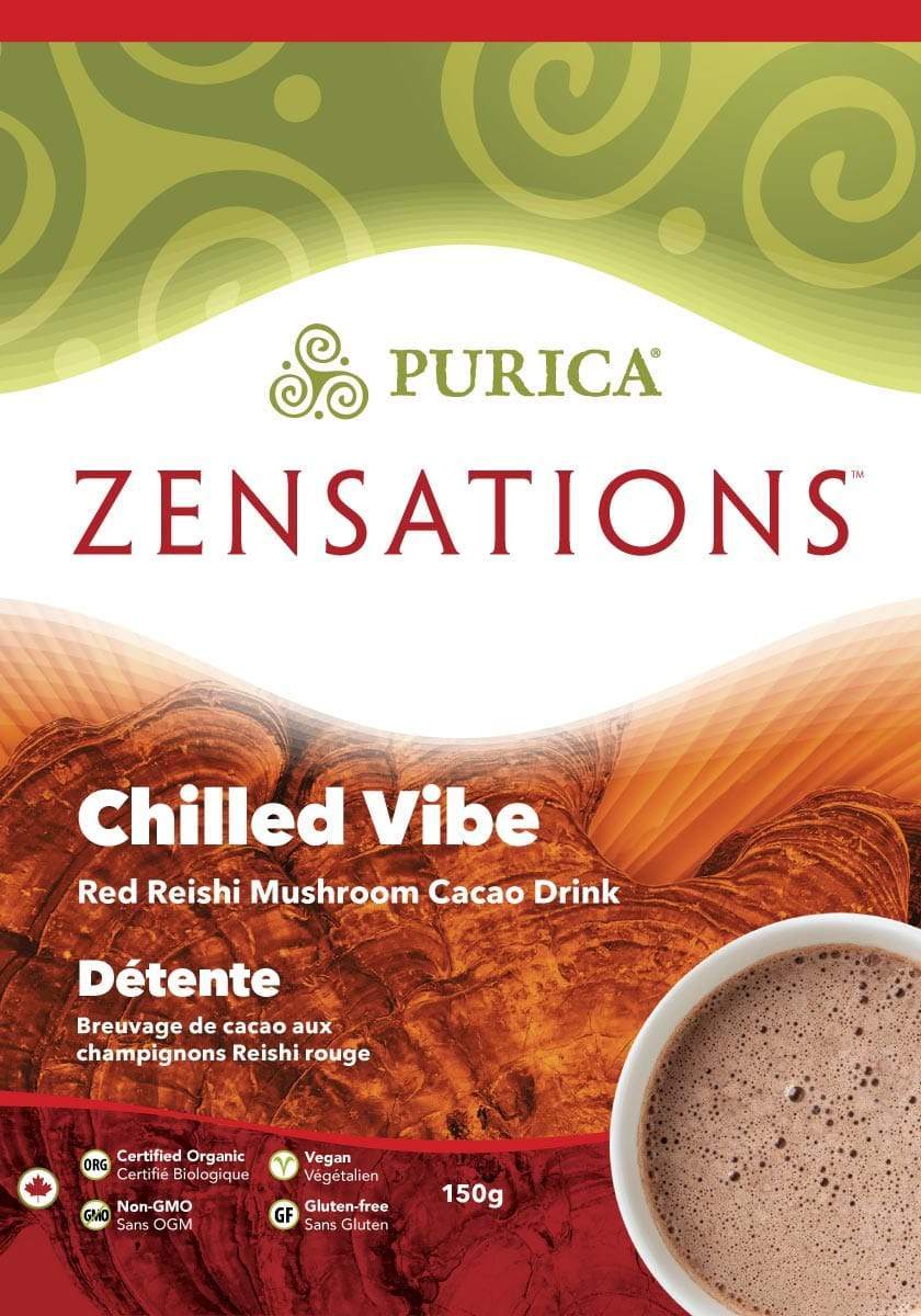 Purica Zensations Chilled Vibe Red Reishi Mushroom Cacao Drink 150 g