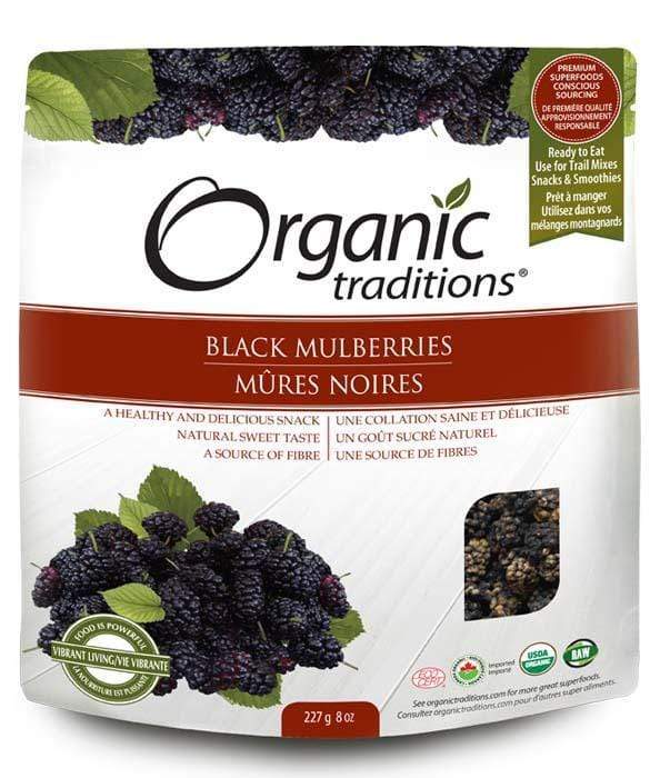 Organic Traditions Black Mulberries