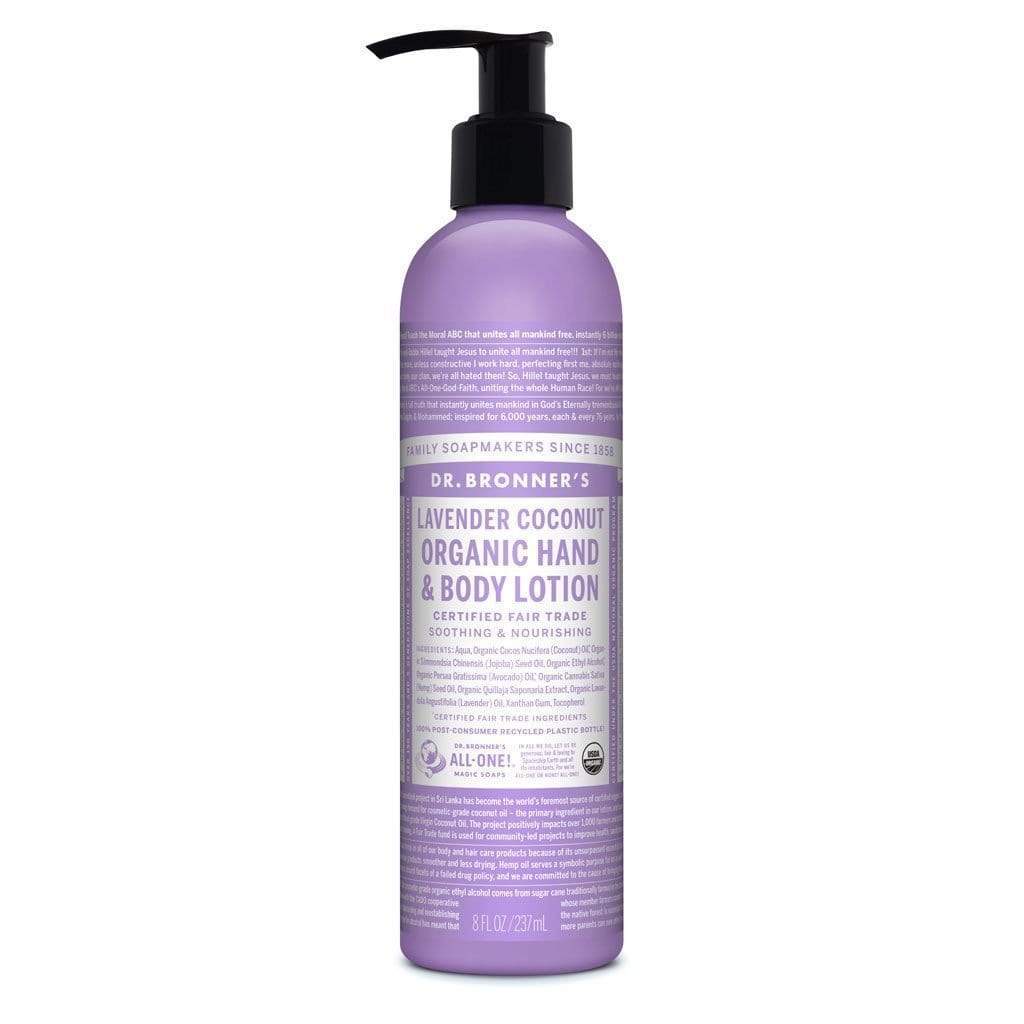 Dr. Bronner's Lavender Coconut Organic Hand & Body Lotion