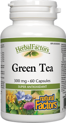 Natural Factors, Green Tea, 300mg, 60 Capsules
